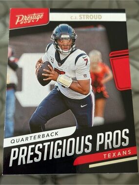 CJ Stroud 2024 Panini Houston Texas NFL Football Card
